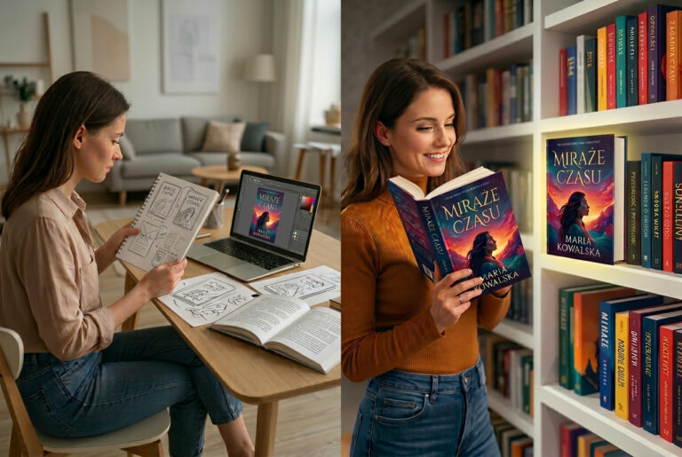 Projektowanie okładek książek - projekt okładki książki dla dzieci